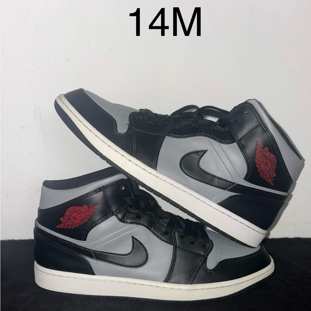 Jordan 1 Mid "Shadow Red" 14M Pre-Owned
